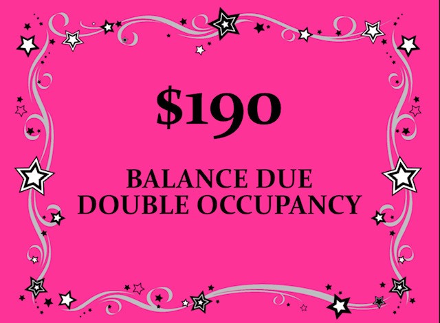 November 2025 Balance Due Double Occupancy