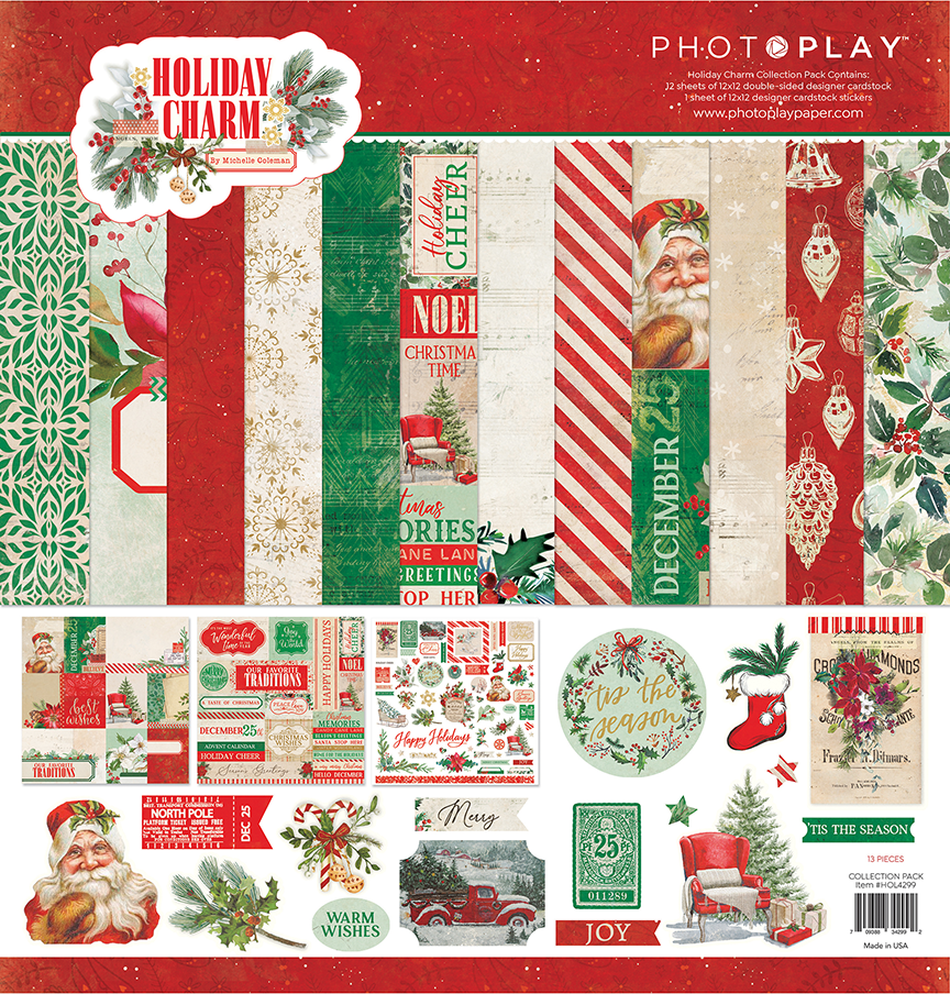 PhotoPlay Collection Pack 12"x12" - Holiday Charm
