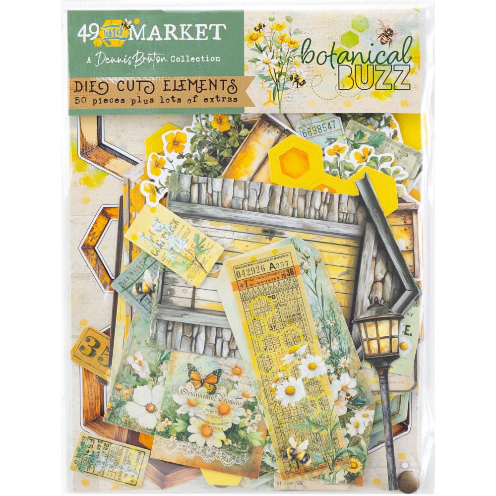 49 And Marketing Die-Cuts - Elements, Botanical Buzz