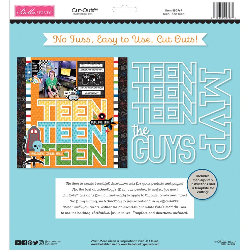 Bella Blvd Teen Vibe Carson Cut-Outs - Teen Teen Teen