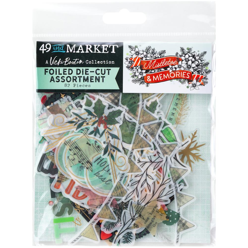 49 And Marketing Die-Cuts - Foiled, Mistletoe and Memories