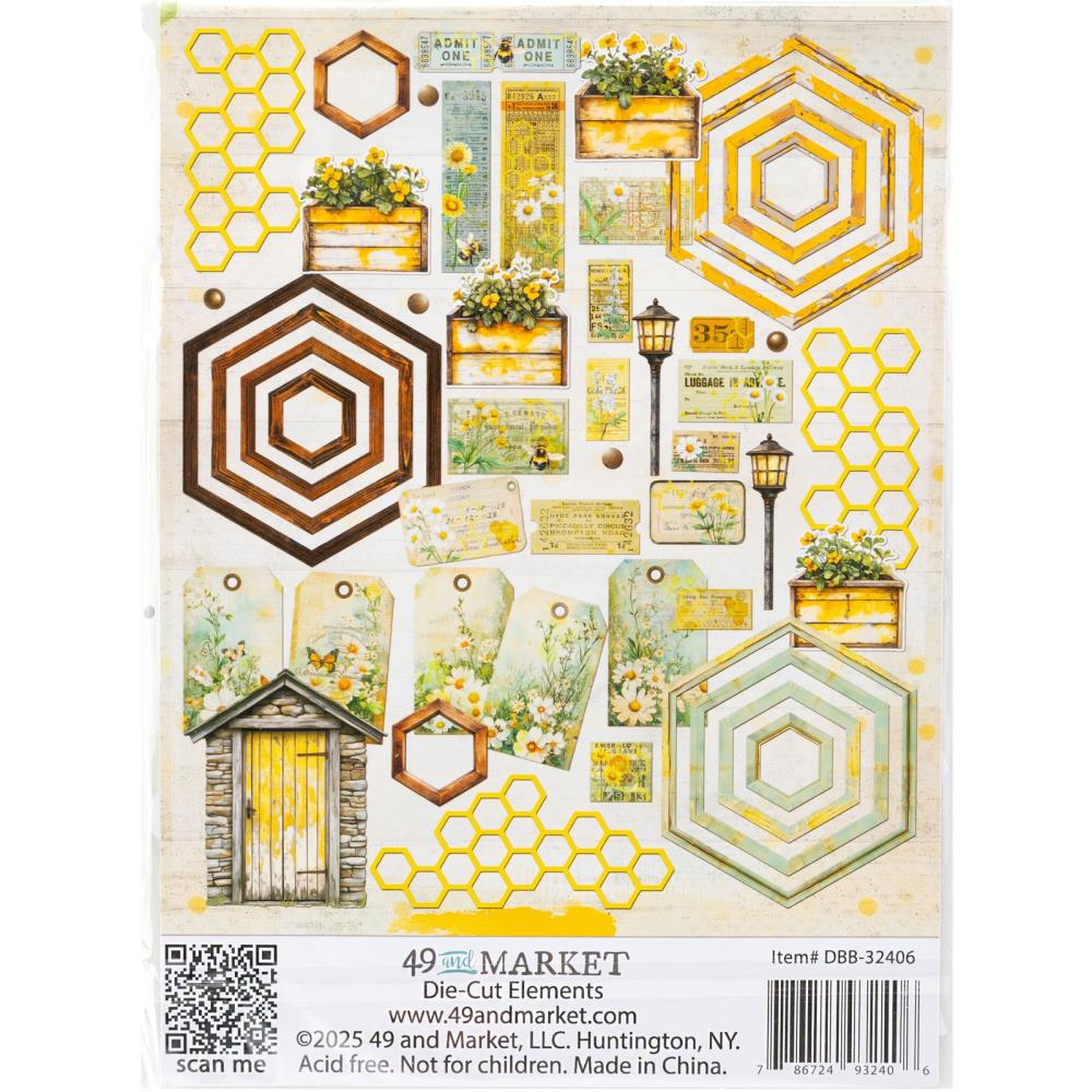 49 And Marketing Die-Cuts - Elements, Botanical Buzz