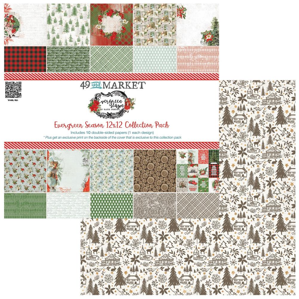 49 And Market Collection Pack 12"X12" - Evergreen Season