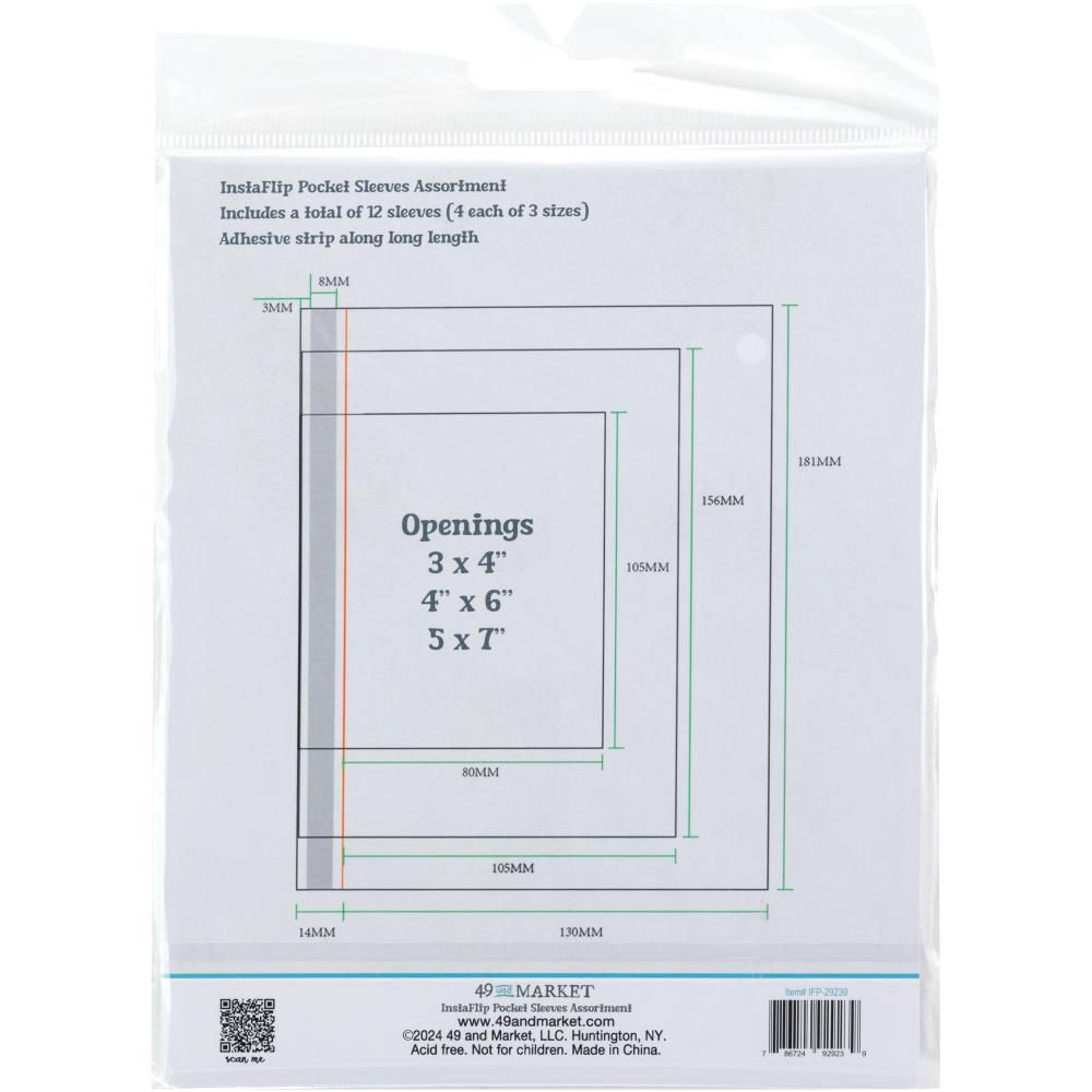 49 And Market InstaFlip Sleeves - Assorted