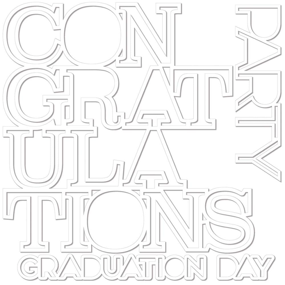 Bella Blvd Cap & Gown Cut-Outs - Congratulations