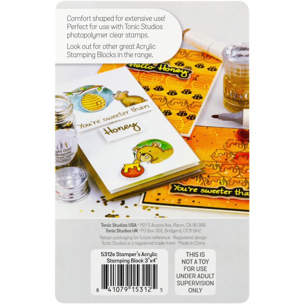 Tonic Studios Acrylic Stamping Blocks - 3x4