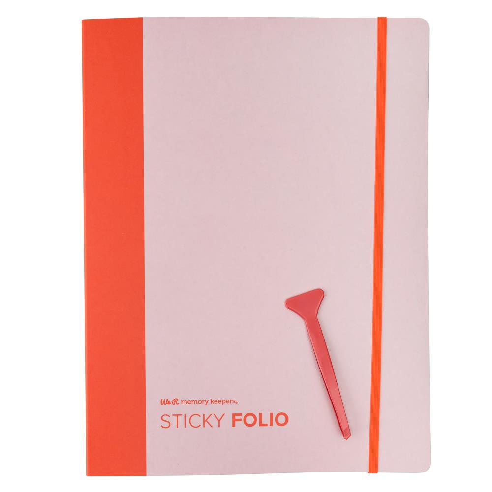 We R Memory Keepers Sticky Folio 8.5"X11" - Red