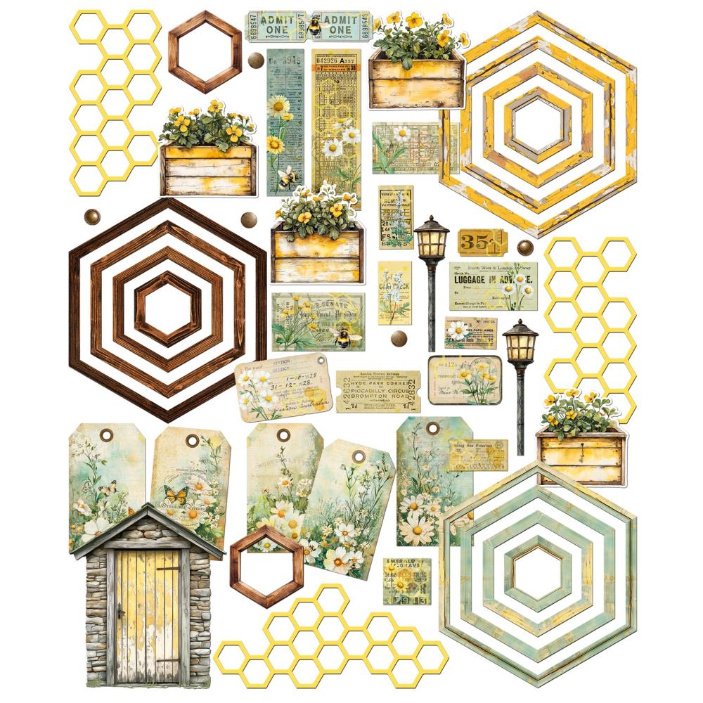 49 And Marketing Die-Cuts - Elements, Botanical Buzz