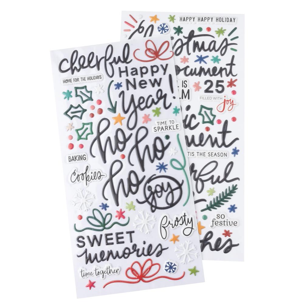 Vicki Boutin Peppermint Kisses Thickers Stickers 155/Pkg