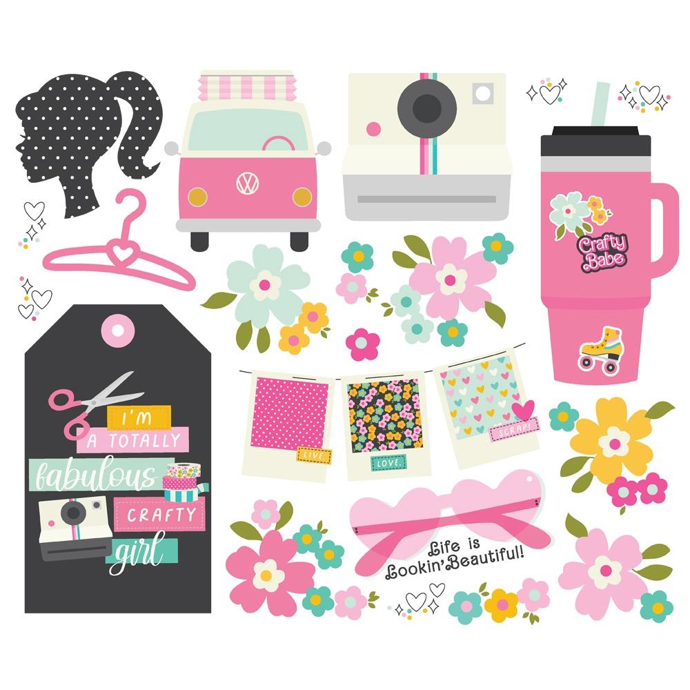 Crafty Babe Bits & Pieces 21/Pkg
