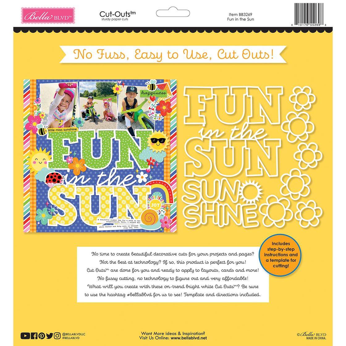 Bella Blvd Teen Vibe Caitlyn Cut-Outs - Fun In The Sun
