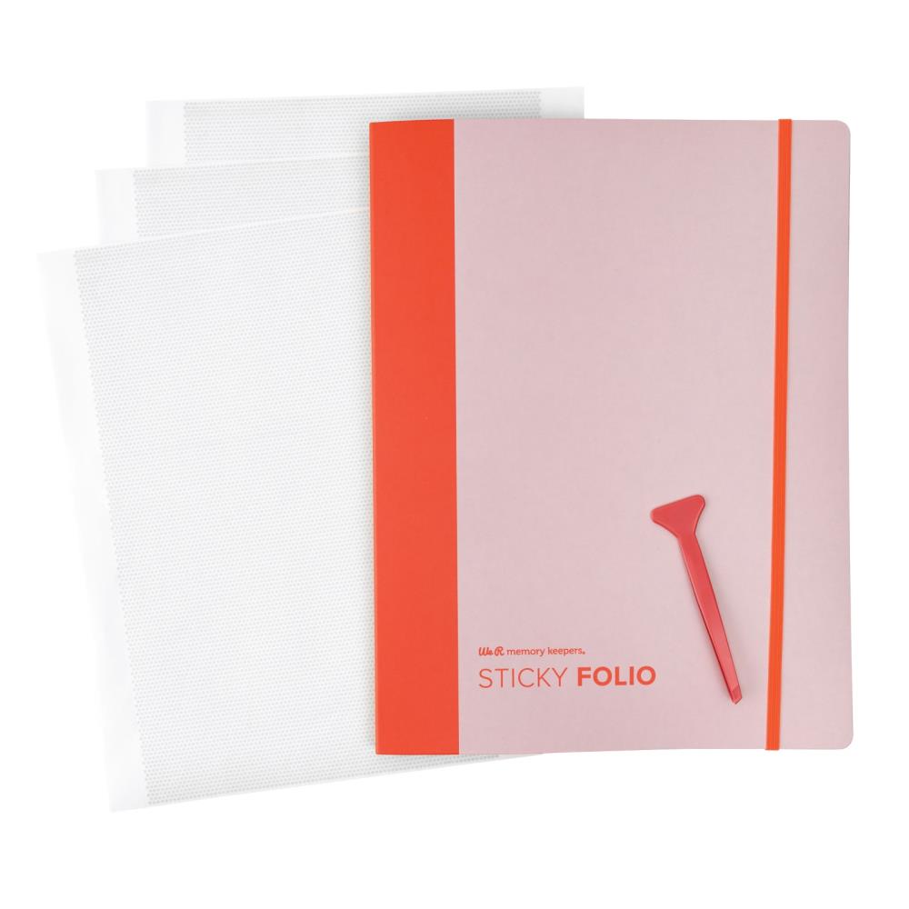 We R Memory Keepers Sticky Folio 8.5"X11" - Red