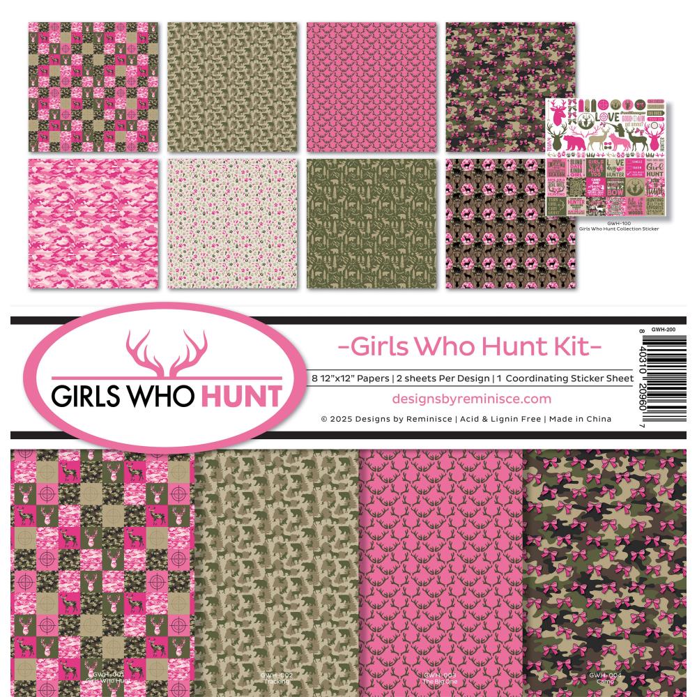 Reminisce Collection Kit 12"X12" - Girls Who Hunt