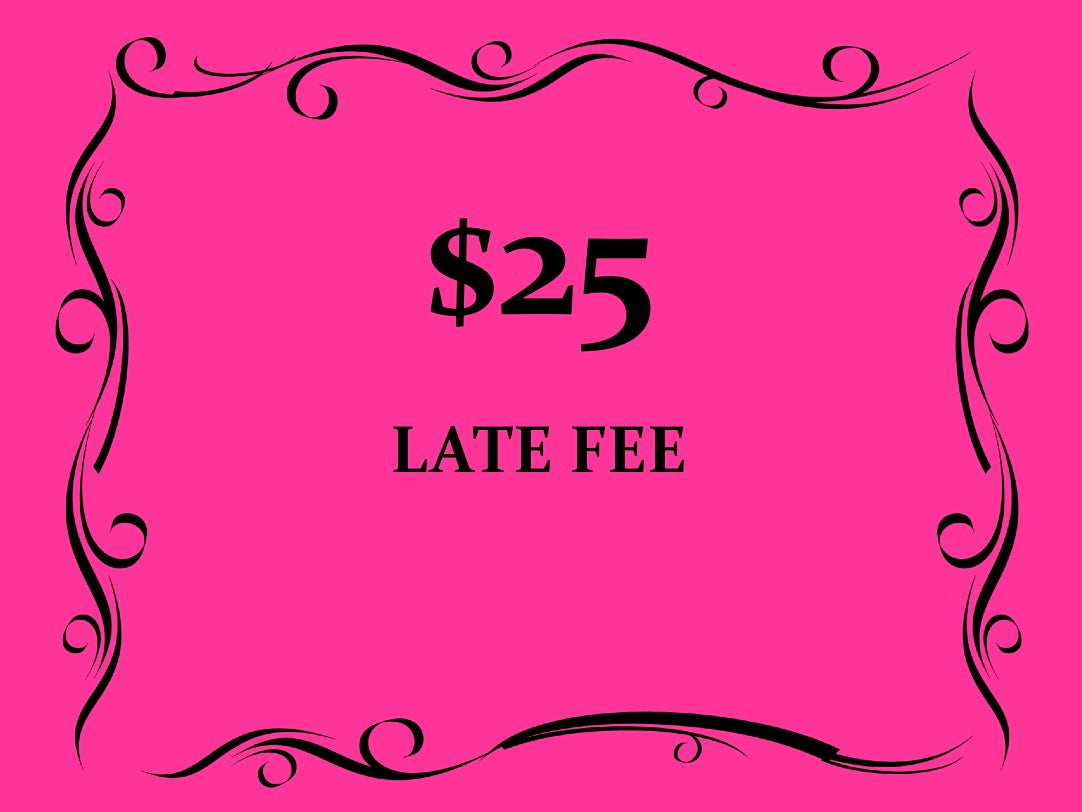 July 2027 Late Fee