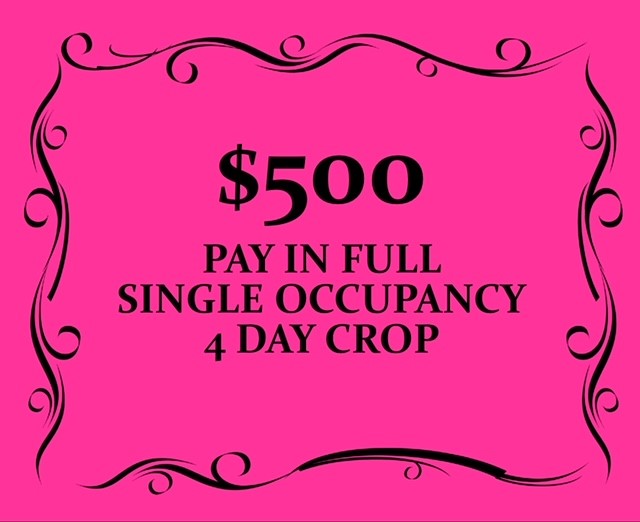 January 2027 Pay in Full Single Occupancy (4 Day)