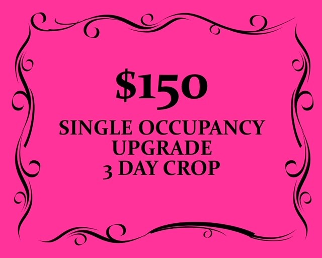 January 2027 Single Occupancy Upgrade (3 Day)