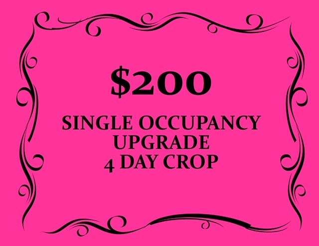 January 2027 Single Occupancy Upgrade (4 Day)
