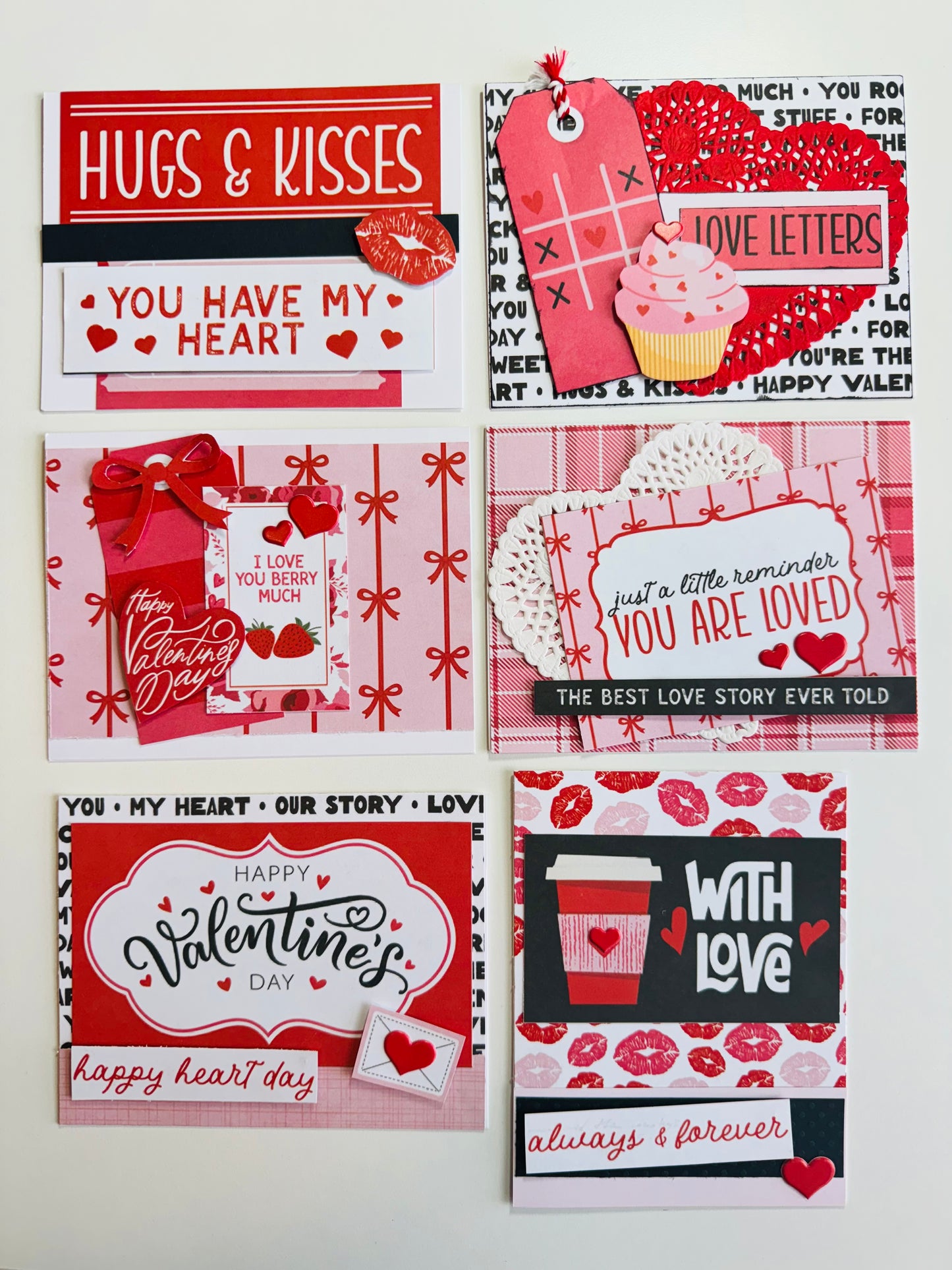 Valentine's Day Card Kit - 6 count