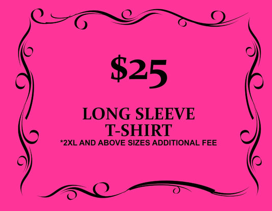 January 2026 Long Sleeve T-shirt $25 - $30