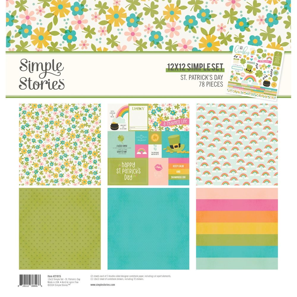 Simple Stories Collection Kit 12"X12" - St. Patrick's Day