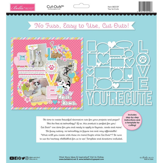 Bella Blvd Meow Cut-Outs - You're Cute