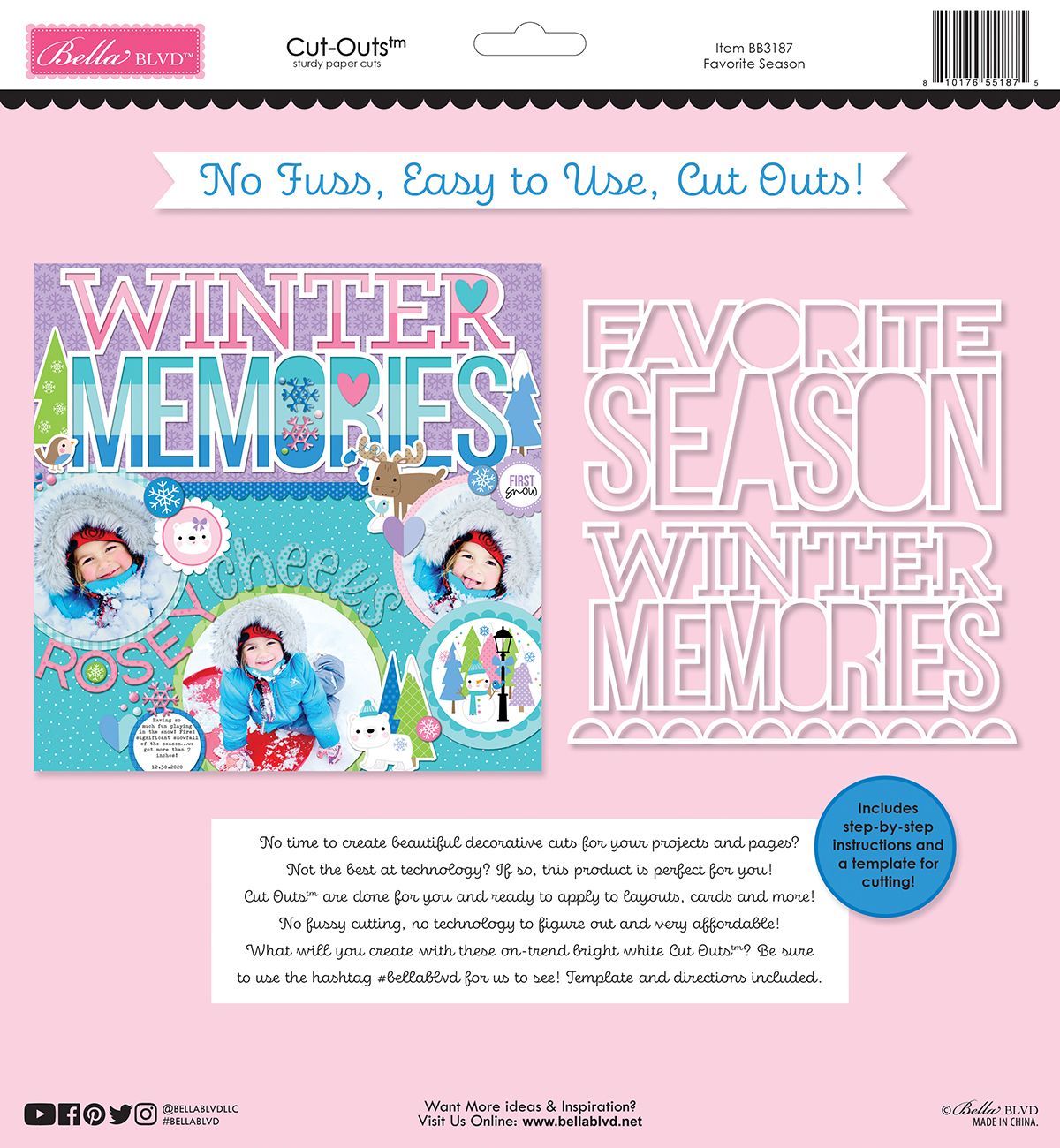 Bella Blvd Love Grows Here Cut-Outs - Favorite Season