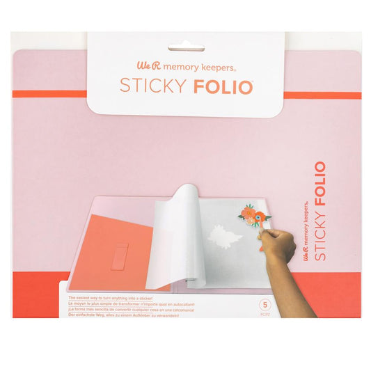 We R Memory Keepers Sticky Folio 8.5"X11" - Red