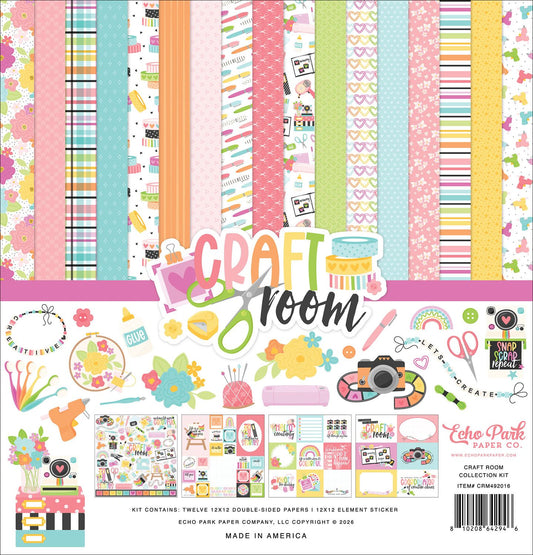 Echo Park Collection Kit 12"X12" - Craft Room
