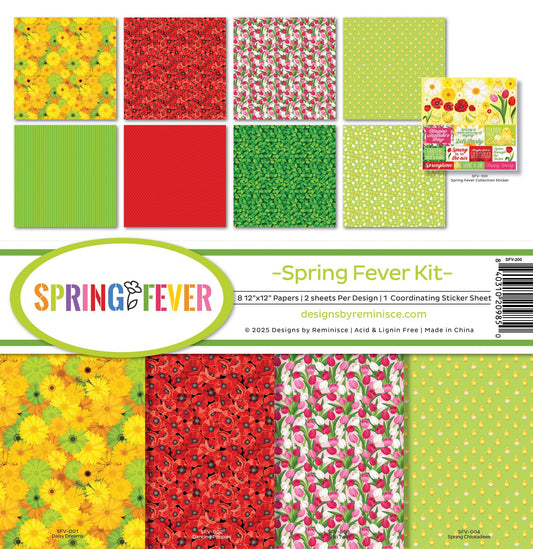 Reminisce Collection Kit 12"X12" - Spring Fever