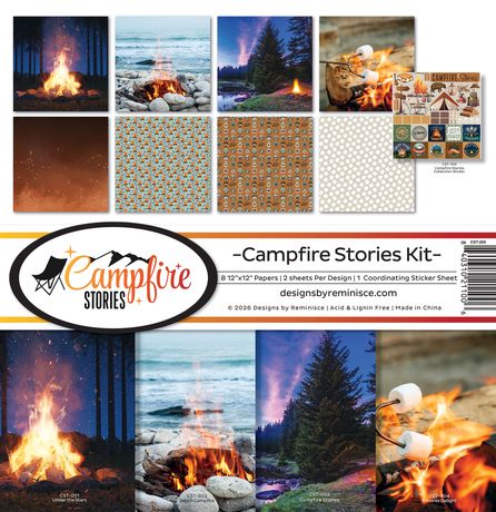 Reminisce Collection Kit 12"X12" - Campfire Stories Kit