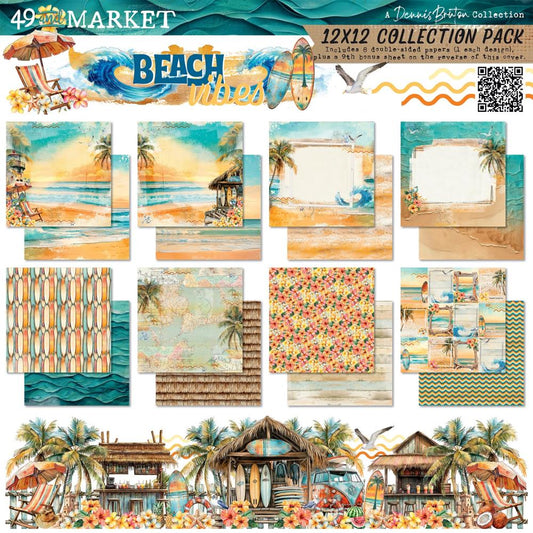 49 And Market Collection Pack 12"X12" - Beach Vibes