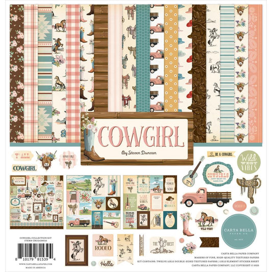 Carta Bella Collection Kit 12"X12" - Cowgirl