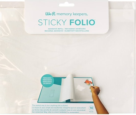 We R Memory Keepers Sticky Folio Refills 10/pkg