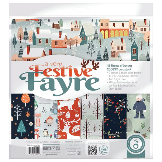 Tonic Studios Art Pad 12"x12" - A Very Festive Fayre