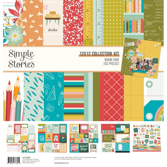 Simple Stories Collection Kit 12"X12" - Book Fair