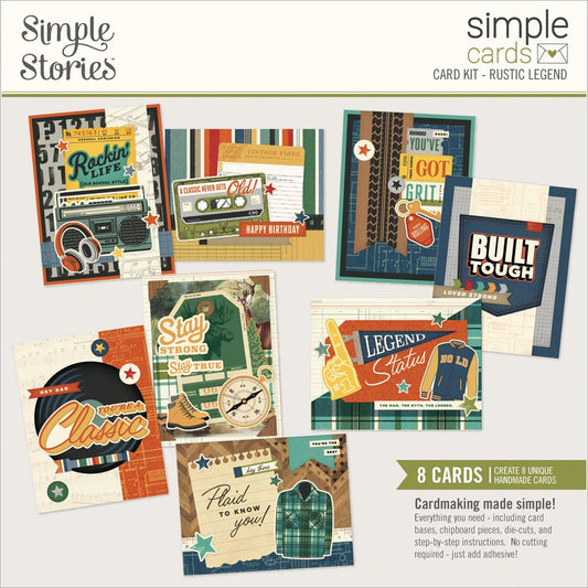 Simple Stories Simple Cards Card Kit - Rustic Legend