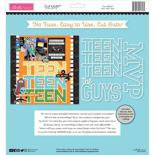 Bella Blvd Teen Vibe Carson Cut-Outs - Teen Teen Teen