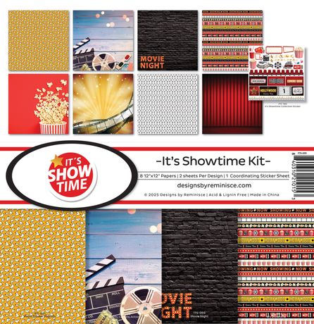 Reminisce Collection Kit 12"X12" - It's Showtime