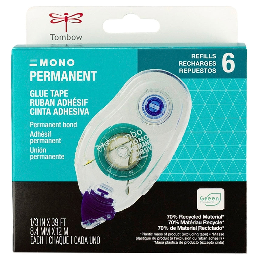Mono Adhesive Refill Permanent - 6/pkg.