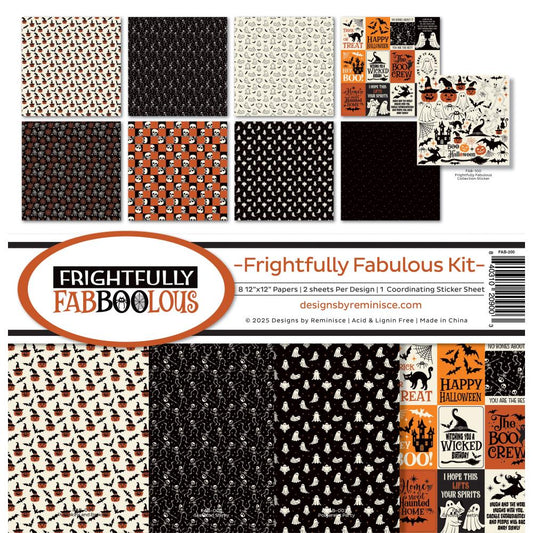 Reminisce Collection Kit 12"X12" - Frightfully Faboolous