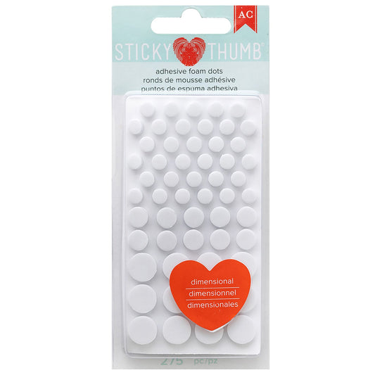 Sticky Thumb Dimensional Adhesive Foam 275/Pkg