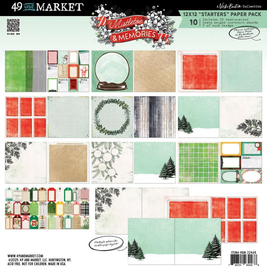49 And Market Collection Pack 12"X12" - Mistletoe And Memories