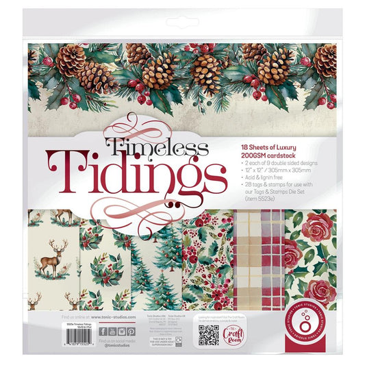 Tonic Studios Art Pad 12"x12" - Timeless Tidings