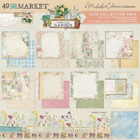 49 And Market Collection Pack 12"X12" - From The Garden