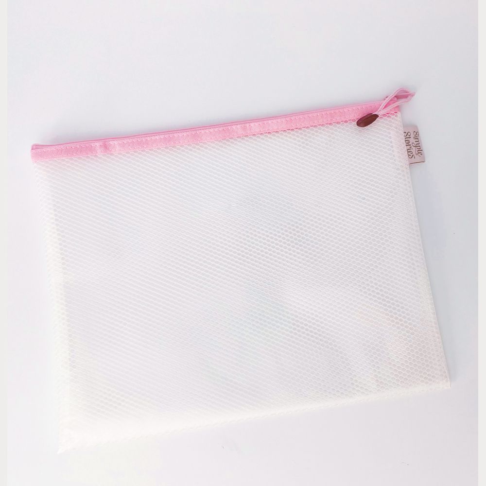 Simple Stories Craft Storage Pouch - Medium 13"x10" - Pink