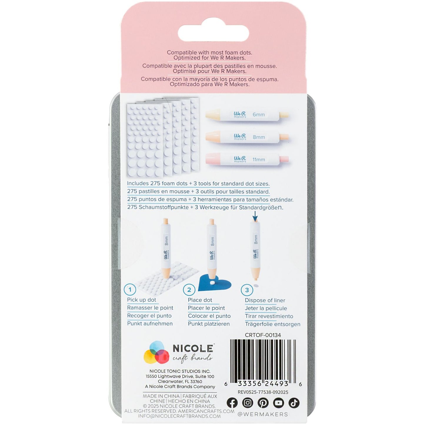 We R Foam Dot Setter Kit 3pc
