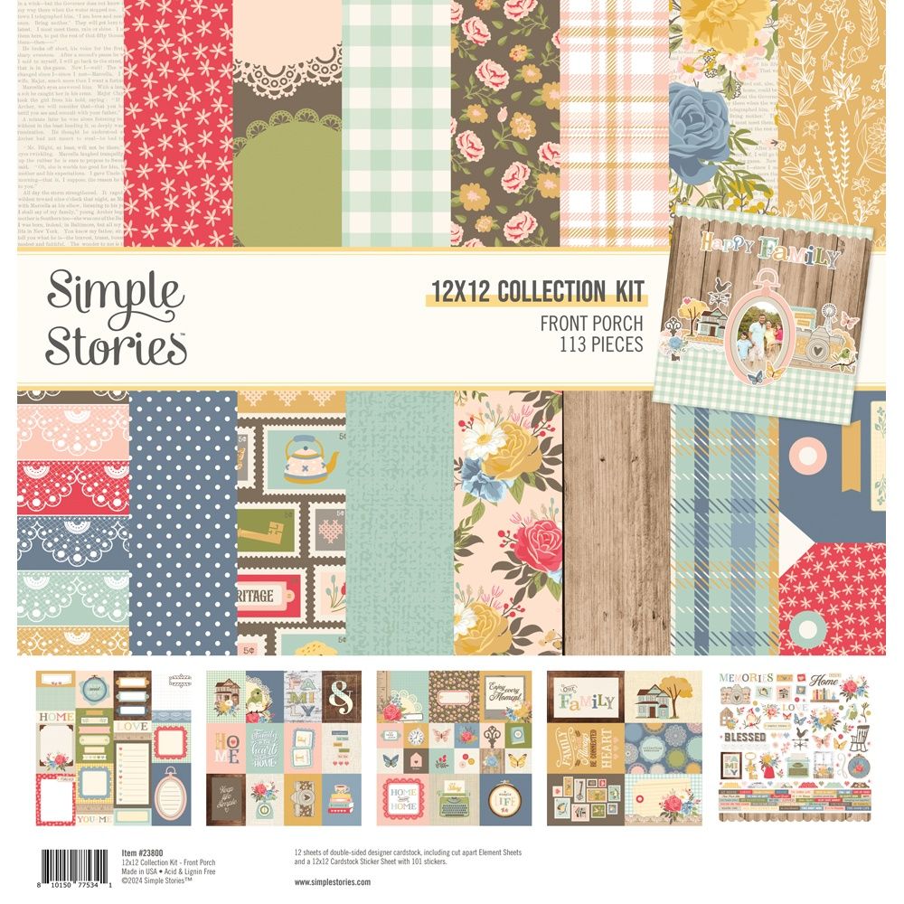 Simple Stories Collection Kit 12"X12" - Front Porch