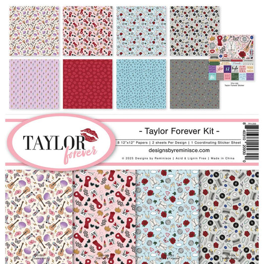 Reminisce Collection Kit 12"X12" - Taylor Forever