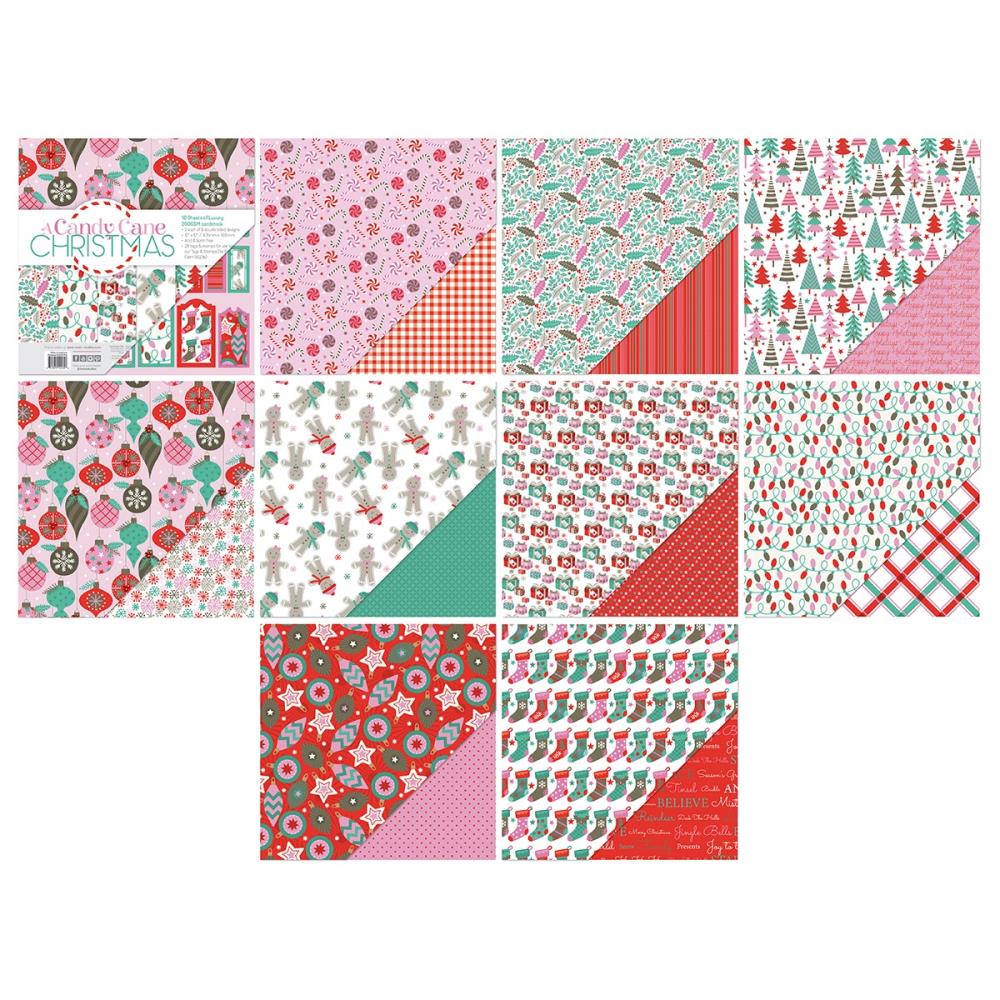 Tonic Studios Art Pad 12"x12" - A Candy Cane Christmas