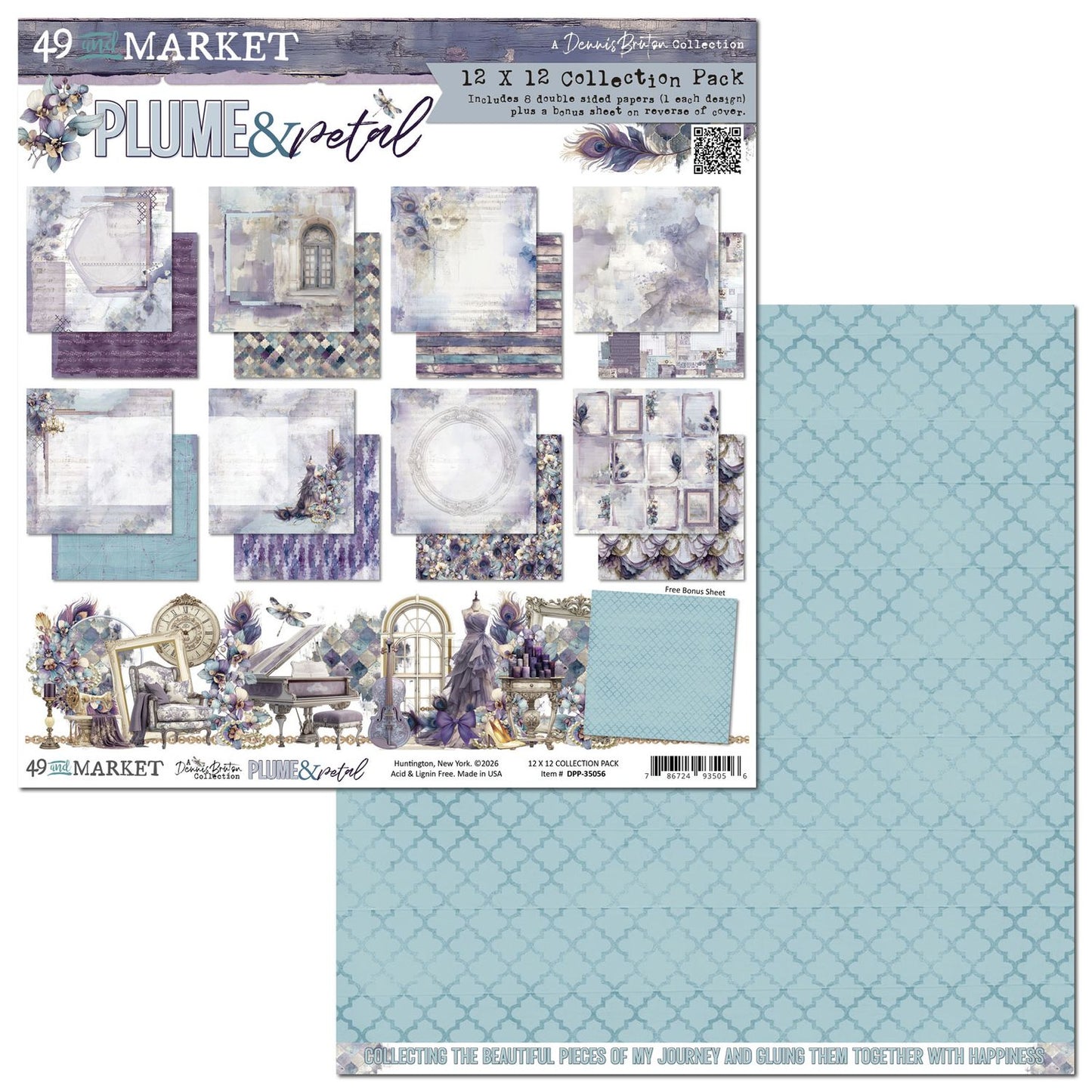 49 And Market Collection Pack 12"X12" - Plume & Petal
